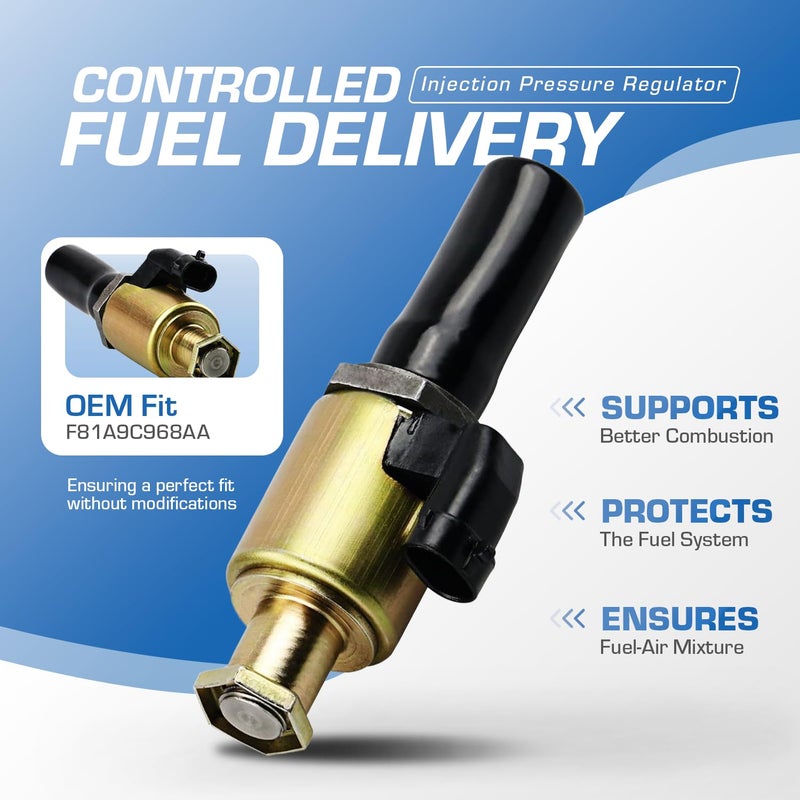 Auto Parts Prodigy IPR Fuel Injection Pressure Regulator Valve For Ford Powerstroke Diesel 7.3L 1995.5-2003 Ford F250 F350 F450 F550 Super Duty International Navistar DT466 DT466E T444E Replaces F81A9C968AA - Image 1